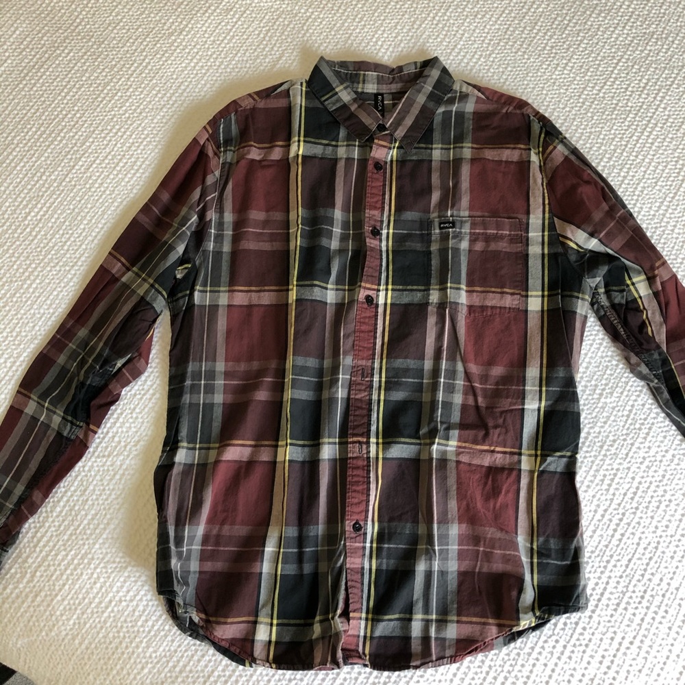 RVCA button up shirt